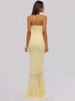 Mozision Mesh Deep V Neck Backless Sexy Maxi Dress Women Elegant Halter Off-shoulder Sleeveless Ruffled Club Party Long Dress_ecoleips.com