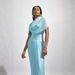 Spring New Women's Shawl Style Pleated Wrap Dress Casual Slim Fit European And American Cross Border 2025_ecoleips.com