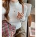 Women's High Neck Long Sleeve Slim Fit Modal Base Layer Top Fashionable T-Shirt For Autumn Versatile Basic Fashion Clothing_ecoleips.com
