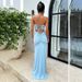 Women's Clothing Dress Tube Top Backless Strappy Pleated Long Skirt Sexy Fashion Slim Dress_ecoleips.com