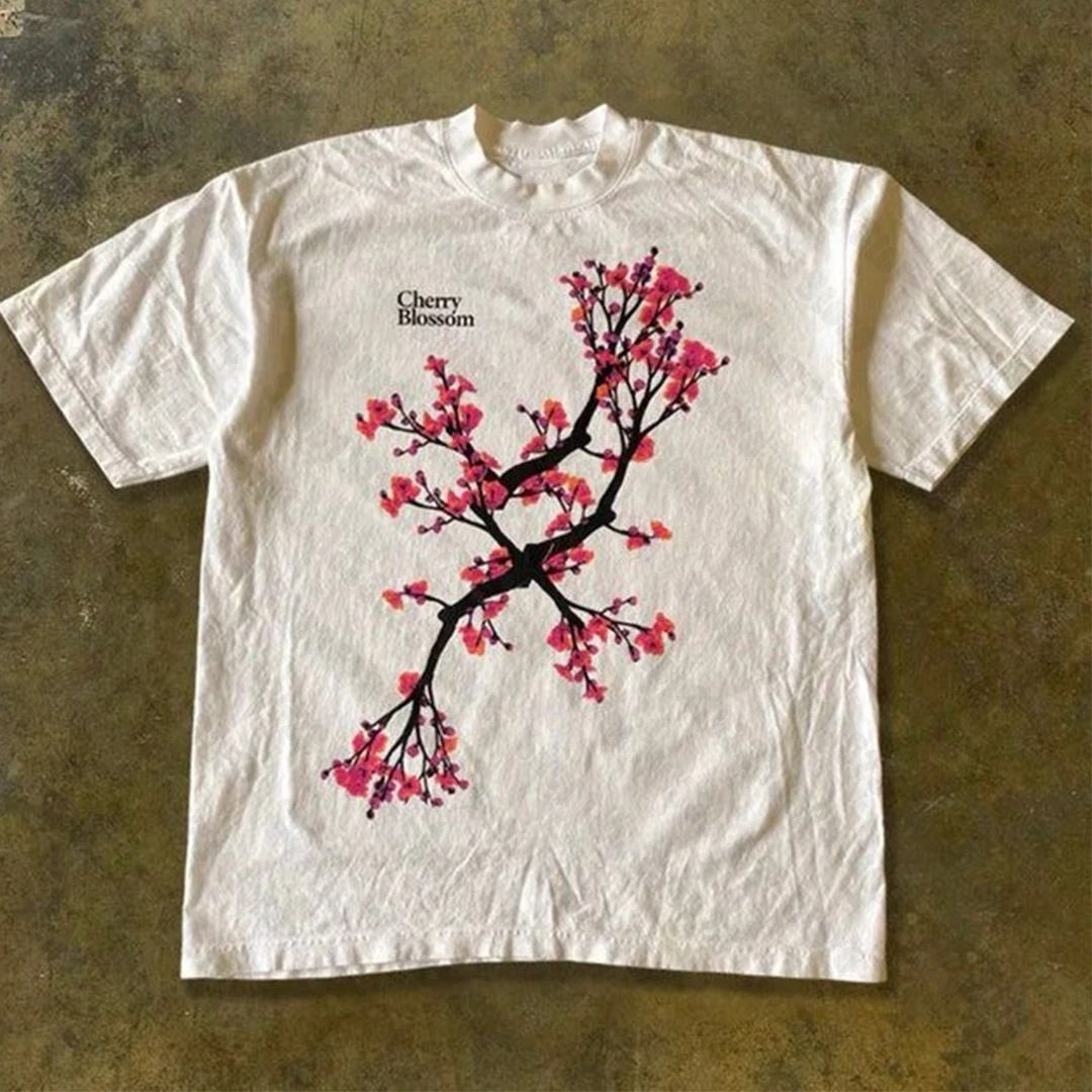 Women's Clothing New Printed Retro T Shirt Streetwear Gothic Harajuku Pattern Solid Color Loose T Shirt_ecoleips.com