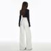 White High-waisted Straight-leg Jeans For Women, 2025 Autumn New Women's Fashion, Loose-fitting Slimming Narrow Wide-leg_ecoleips.com