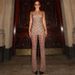 Women's Clothing 2025 Summer New Short Long Pants Slim Fit Striped Tube Top Skirt Two-Piece Set For Women_ecoleips.com