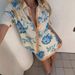 Women's Clothing Spring And Summer New Short-sleeved Shirt Printed Skirt Suit INS Loose Vacation Two-piece Set_ecoleips.com
