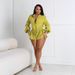 Sexy And Elegant Commuter Solid Color Cargo Lantern Jumpsuit_ecoleips.com