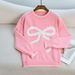 girl Independent Station Autumn Winter Cross-Border Sweet Versatile Loose Plus Size Long Sleeve Round Neck Christmas_ecoleips.com