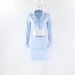 ZMAH021AB New 2022 Autumn Urban Style Elegant Women's Patchwork Polyester Long Sleeve Fashion Casual Suit_ecoleips.com