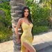 European American Style Women's Clothing 2024 Summer New Printed Slim-fit Bodycon With Slit, Sleeveless And Strapless_ecoleips.com