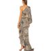 Fashion Women's Floral Off-Shoulder Elegan Asymmerical Ruffle Hem Dress, European And American Syle, High_ecoleips.com