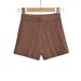 Women's Clothing Hot Girl Slim Elastic High Waist Knitted Shorts Autumn Anti Exposure Outer Wear Bottom Warm Woolen Pants_ecoleips.com