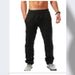 Summer Men's Hip Hop Loose Casual Sports Pants Breathable Cotton Linen Blend Fashionable Streetwear for European And American Styles_ecoleips.com