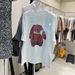 Women's Summer Printed Rabbit Cartoon Short Sleeve T-Shirt European Style Loose Fit Mid-Length Cotton Top_ecoleips.com