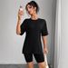 Women's Oversized Casual T-Shirt Soft Breathable Plain Tee for Everyday Comfort And Layering_ecoleips.com