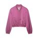 Women's Clothing Women's Stand Up Collar Long Sleeved Short Jacket Clothing Long Sleeve For Formal & Casual_ecoleips.com
