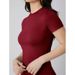 Aria Basics Aria Basics In-stock European American Cross-border And New Women's Fashion Sexy Slim-fit Bodycon Dress_ecoleips.com
