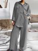 Women's Clothing Printed Shirt Printed Trousers Set_ecoleips.com