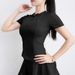 Yoga Clothes Sports Short-sleeved Tops Women's Summer Semi-zipper Sports T-shirts Running Slim-fit Stand-up Collar Fitness Clothes_ecoleips.com