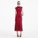 Women's Clothing Long Hot Diamond Sexy Flower Dress Evening Dress Temperament Hip Skirt_ecoleips.com