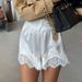 Women's Clothing Spring/Summer Satin Lace Trim Shorts For Women Loose Comfortable Stylish Elegant Style For Formal & Casual_ecoleips.com
