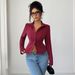 Women's Clothing Women's High-End Striped Cardigan Shirt Casual Minimalist Long Sleeved European American Style Autumn/Winter Clothing_ecoleips.com