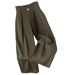 Women's Versatile Casual Wide Leg Trousers Button Detailing Spring/Summer Fashion European And American Style Clothing_ecoleips.com
