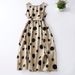 2026 Summer Dress Korean Fashion New Arts Style Women Sleeveless Polka Dot Print All-Matched Casual Cotton Linen Tank Dresses_ecoleips.com