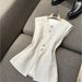 Women's Clothing Summer New Style Fashionable Versatile Slim Fit Design Vest Trend_ecoleips.com