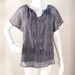 8 Colors Good Quality European And American Cross-Border Summer Women's Clothing Floral Casual V-Neck Chiffon Blouse_ecoleips.com