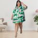 Women's Clothing Plus Size Women's Printed Shirt Mid Sleeve Long Summer For Formal & Casual For Women Printed Shirt_ecoleips.com