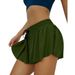 Women's High-Waisted Yoga Shorts With Built-in Liner, Anti-See-Through Workout Gym Shorts, Naked Feel & Breathable For Running, Exercise_ecoleips.com