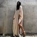 Women's Clothing New Style Rayon Solid Color Blouse Seaside Vacation Long Skirt Loose Blouse Bikini Swimsuit Robe Outer Wear For Women_ecoleips.com