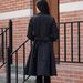 Elegant Trench Coat For Women - Slim-Fit Belted Long Coat With Pockets, Perfect For Autumn & Winter_ecoleips.com