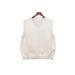 Oversized Knit Vest For Women – Vintage V-Neck Cardigan Layering Piece (White/Camel/Black/Gray, One Size Fits Most)_ecoleips.com
