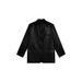 Women's Elegant Black PU Leather Blazer Loose Fit Spring Autumn New Style Sophisticated Outerwear_ecoleips.com