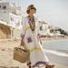 Women's Clothing Hot Elegant Large Size Printed Long Swing Dress_ecoleips.com