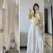 Heavy Industry Lace Mesh Skirt Spring And Summer New Big Pendulum A-character Design Long Skirt_ecoleips.com