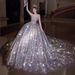 Heavy Industry Design Elegant Tail Sweet Fashion Glitter Wedding Dress_ecoleips.com