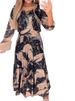 2025 Summer New Elegant Print Dress For Women Fashion O Neck Casual Loose Holiday Party Dresses For Women Robe Femme_ecoleips.com