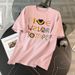 Women's Clothing Fashion Sports Leisure Suit Letter Printing Round Neck Short Sleeve Loose Shorts Two Piece Suit_ecoleips.com