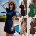 Women's Clothing Women's Solid Color Lace Dress Round Neck Short Sleeve Pleated Hollowed Out Spring Summer Fashion For Ladies_ecoleips.com