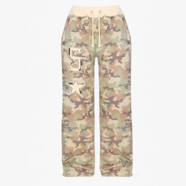 Women's Retro Camouflage Jacket And Trousers Set Casual Style Sweater Suit Two-Piece Outfit for International Trade_ecoleips.com