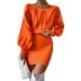 Women's Geometric Print Knit Sweater & Skirt Set - Long Sleeve Round Neck Pullover With Mini Skirt, Casual Fall Winter Outfit (S/M/L/XL)_ecoleips.com
