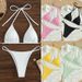 Halter Bikini Set - Adjustable Tie Sexy Two-Piece Swimsuit For Women Multi-Colored Beachwear_ecoleips.com