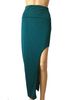 Product Sexy High Waist Side Slit Bodycon Colorful Multi-color Leg-revealing Long Dress_ecoleips.com