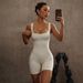 European And American Classic Seamless U-Back Yoga Shorts Solid Color Tight-Fitting Sports One-Piece Fitness Wear For_ecoleips.com