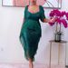 Women's Slim Sexy Evening Dress Fashion Sequin Fringe Bridesmaid Gown For Prom And Other Formal Occasions_ecoleips.com