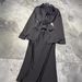 Women's Clothing Fashion Casual Suit Satin Flower Decoration Strap Shirt Suspender Skirt Two Piece Suit_ecoleips.com