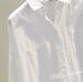 Women's Clothing Double Pockets Short Front And Long Back White Cotton Shirt Autumn Loose Literary Bf Style Casual Shirt_ecoleips.com