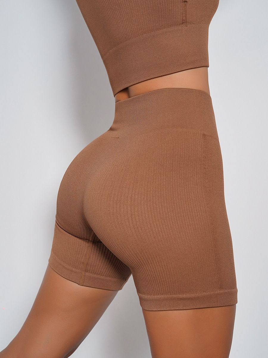 Women's Clothing Sports Suits Quick Drying Seamless Yoga Clothes Sports Fitness Shockproof Yoga Bra Yoga Pants Breathable Shorts_ecoleips.com