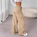 Women's Corduroy Wide-Leg Pants – Retro Straight Fit, High-Waisted Casual Trousers For Fall & Winter_ecoleips.com